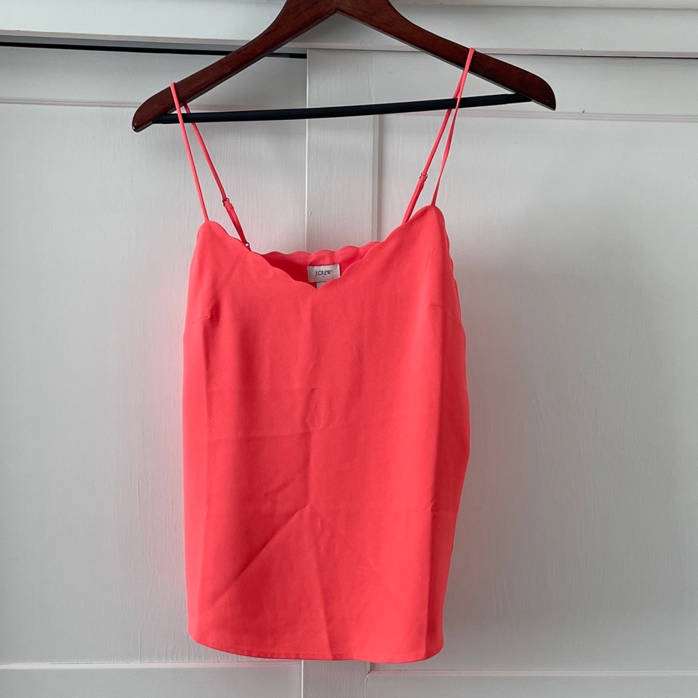 Beautiful Vibrant Coral J.Crew Camisole-NWT